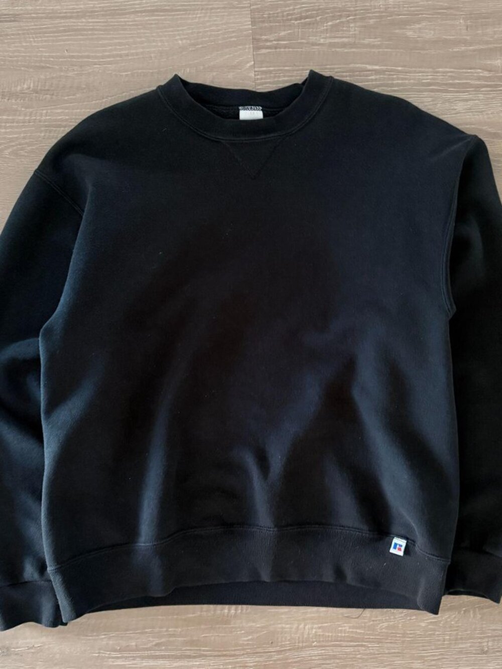 Vintage 90s Russell Athletic Black Crewneck L